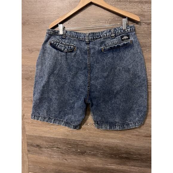 Levi's Levis Silvertab Baggy Black Acid Wash vtg Denim Jean Shorts Mens Sz 40 - Picture 4 of 10